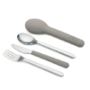 Набор столовых приборов Joseph Joseph GoEat Compact stainless-steel cutlery set - Grey 81034 4 Набор столовых приборов Joseph Joseph GoEat Compact stainless-steel cutlery set – Grey 81034