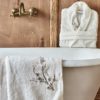 Банный набор KARACA HOME Miranda 3D Offwhite-Bej Bambu