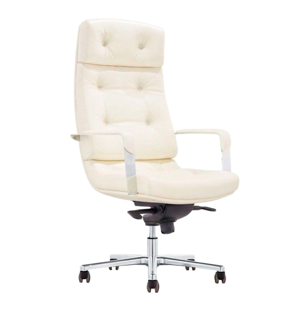 Кресло руководительское ELEGANCE F133 молочный 1 Кресло руководительское ELEGANCE F133 молочный