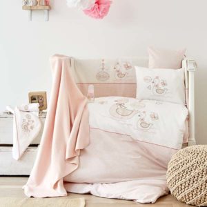 Комплект постельного белья KARACA HOME Pink Duck Aplike 13pcs