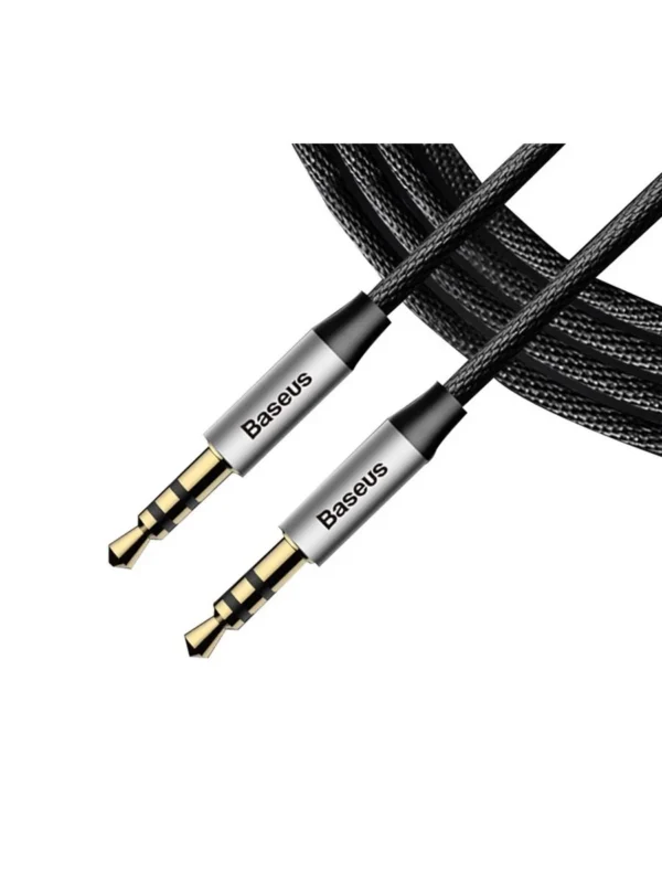 Кабель Baseus Yiven Audio Cable M30 1 м SilverBlack (CAM30-BS1)-5