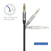 Кабель Baseus Yiven Audio Cable M30 1 м SilverBlack (CAM30-BS1)-5