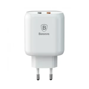 Сетевое зарядное устройство Baseus Bojure Dual-USB QC 3.0 Белый (CCALL-AG02)