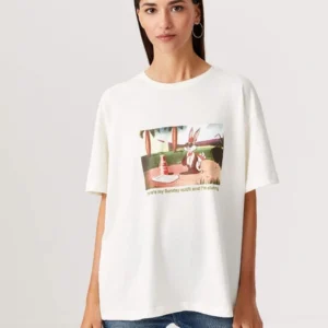 Женская футболка оверсайз в стиле Looney tunes