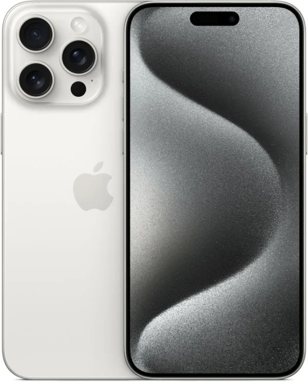 iPhone 15 Pro white titanium